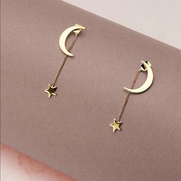 • Santana • Moon + Star Earring Jackets - Picture 1 of 4